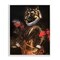 Stupell Industries Renaissance Dog Portrait Framed Giclee Wall Art Design by Carolee Vitaletti